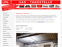 Tablet Screenshot of gastankstelle.com